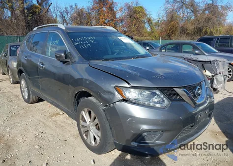 2015 Nissan Rogue Sv z USA, uszkodzony, nr VIN 5N1AT2MTXFC922757
